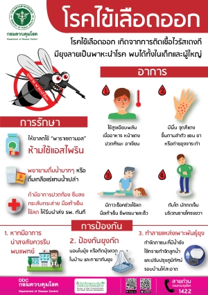 แจ้งประชาสัมพันธ์โรคไข้เลือดออก